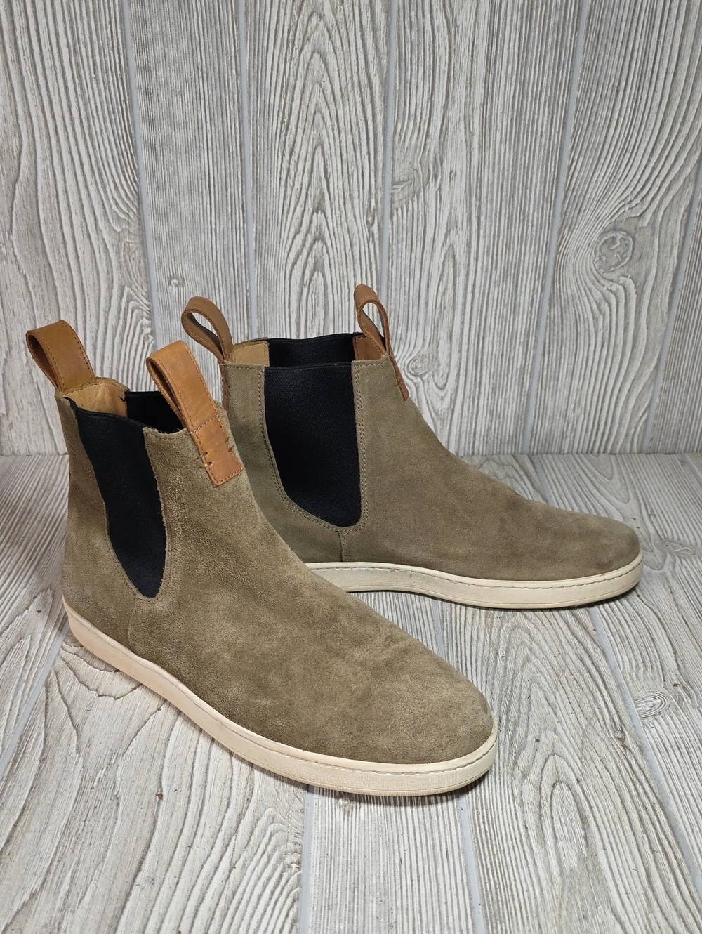 Luca Terra Slip On Chelsea Sneaker Boots Desert Suede Mens Size 10